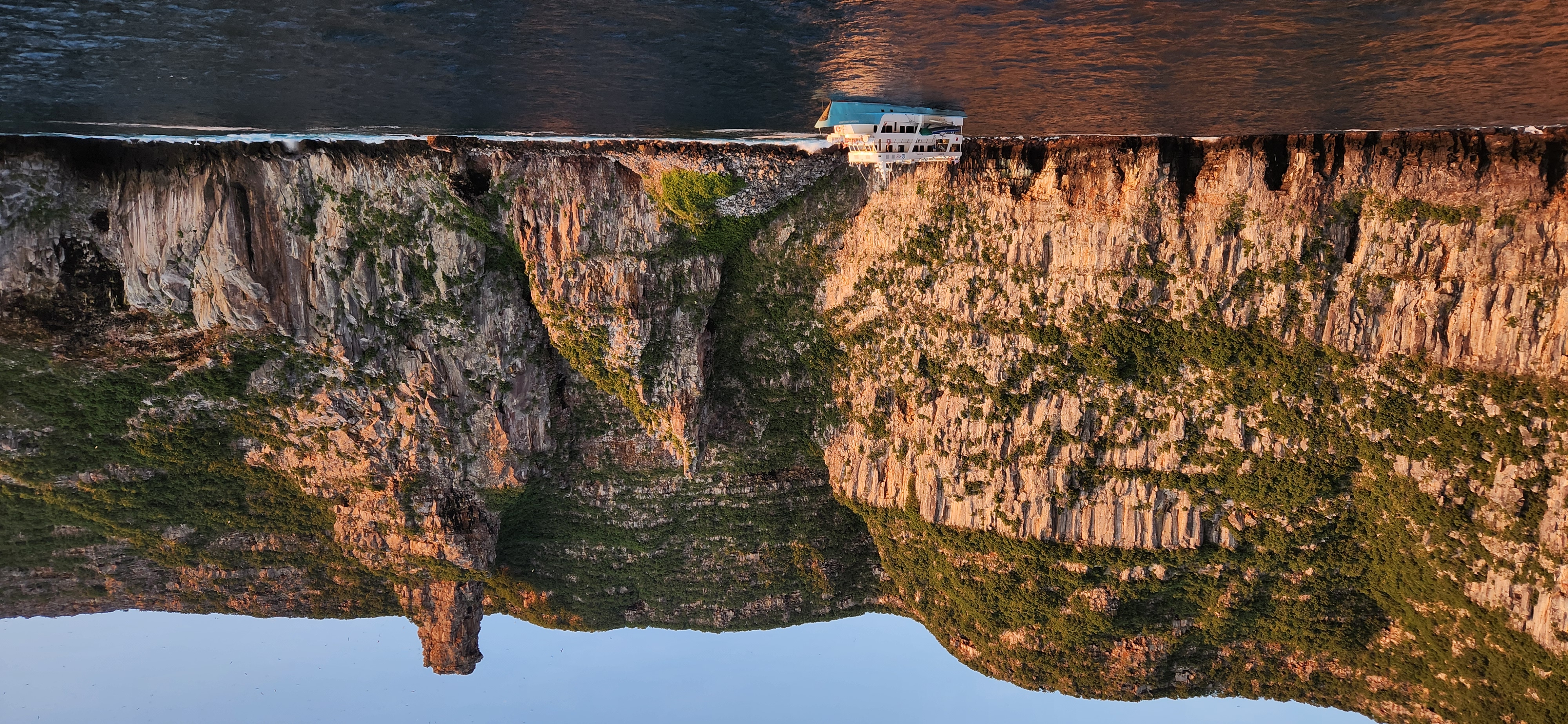 Wolf Island at the end of the day.